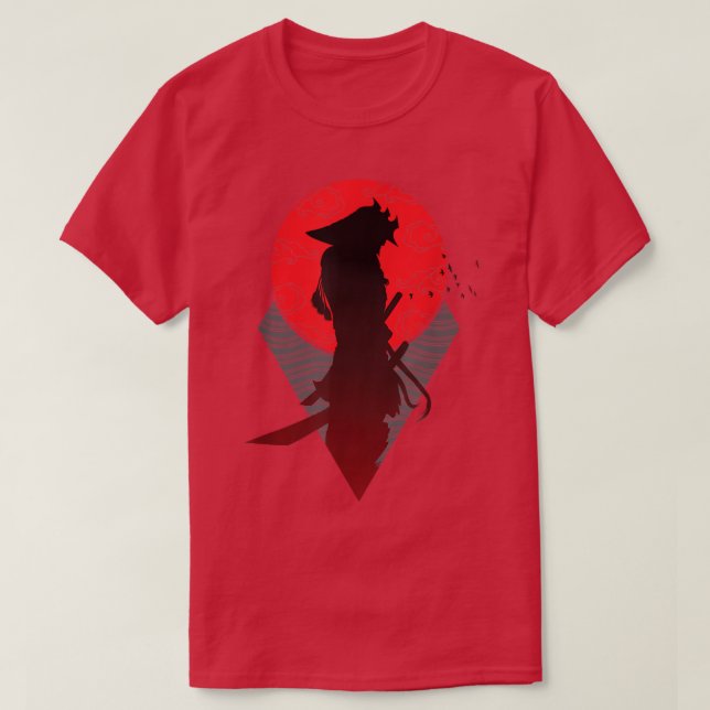 Samurai warrior bushido code Japanese swordsmen  T-Shirt (Design Front)