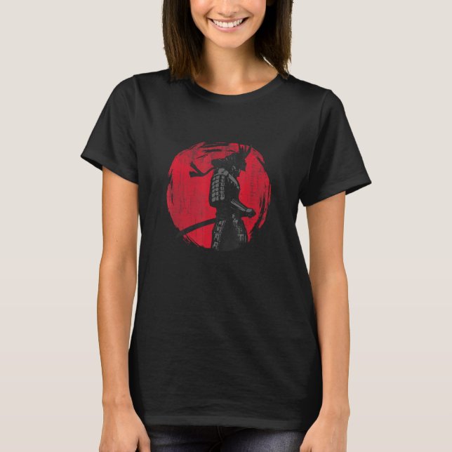 Samurai warrior bushido code Japanese swordsmen T-Shirt (Front)