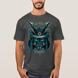 Samurai Warrior Bushido Oni Mask Monster Japanese  T-Shirt