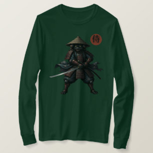 Samurai Warrior Cat T-Shirt