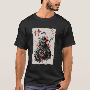 Samurai Warrior Frog Graphic, Cool Japanese Art Fr T-Shirt