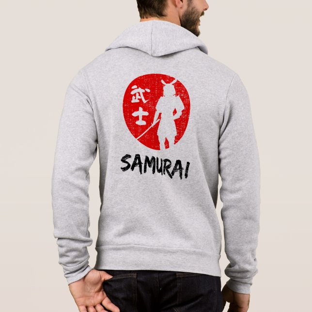 Samurai Warrior  Hoodie (Back)