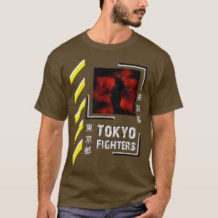 Samurai warrior Japan Tokyo style clothing  (2) T-Shirt