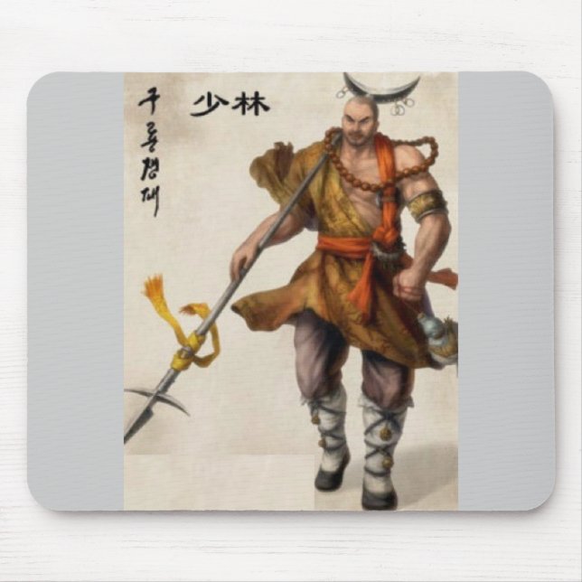 samurai warrior mouse pad (Front)