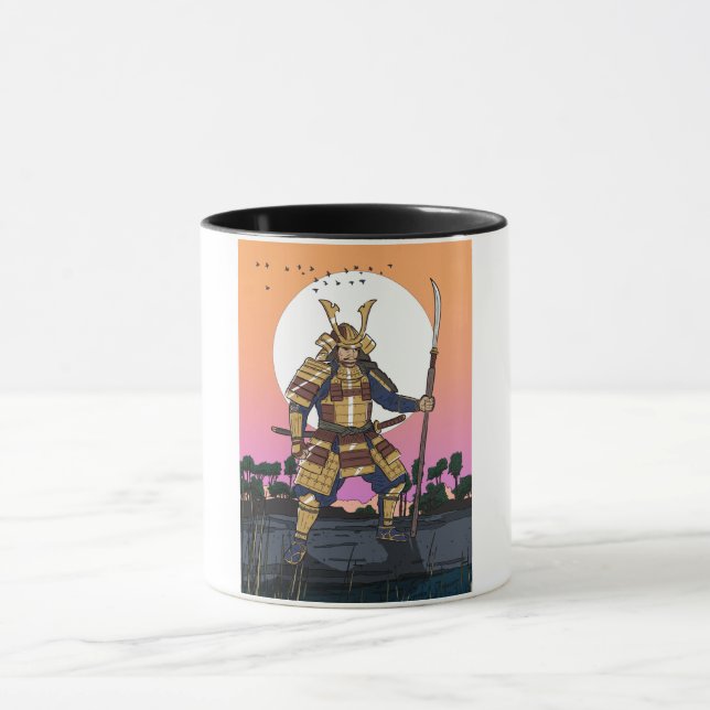 Samurai Warrior  Mug (Center)