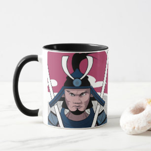Samurai warrior mug
