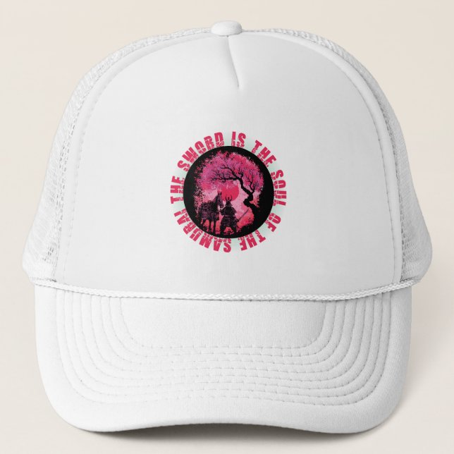 Samurai - Warrior Quote Trucker Hat (Front)