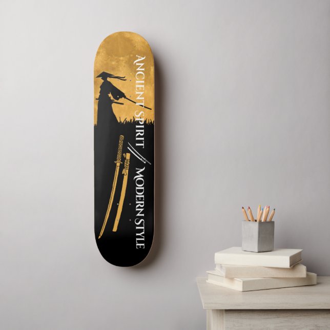 Samurai warrior Skateboard (Wall Art)