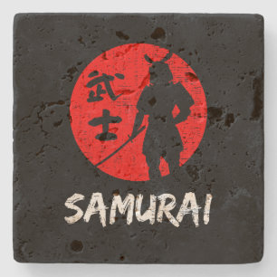 Samurai Warrior Stone Coaster
