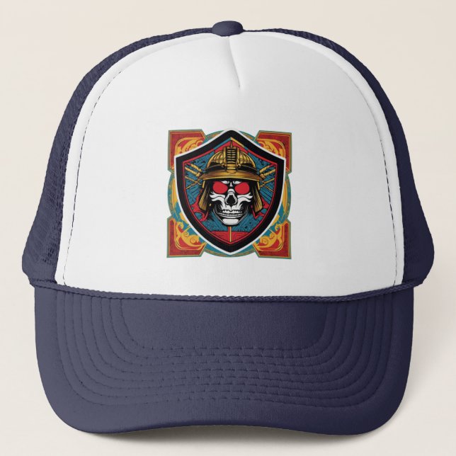 Samurai Warrior Trucker Hat (Front)