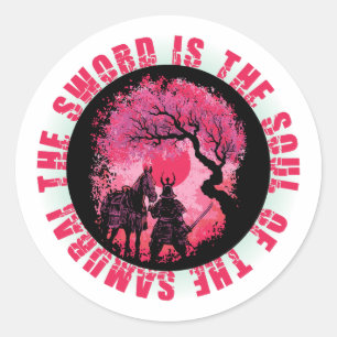 Samurai - Warriors Quote Classic Round Sticker