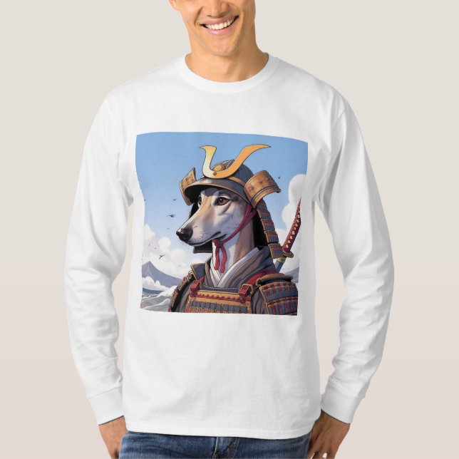Samurai Whippet  T-Shirt (Front)