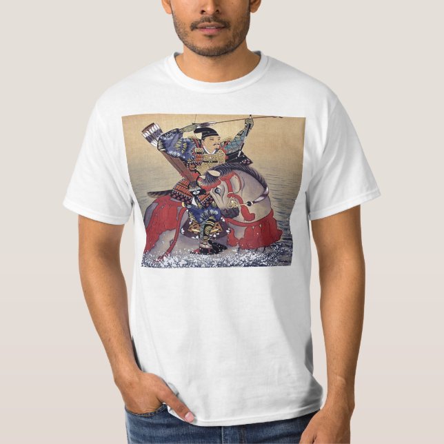 Samurai with Bow T-Shirt (Front)