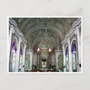 san agustin interior postcard