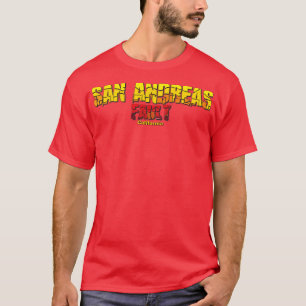 San Andreas Fault California T-Shirt