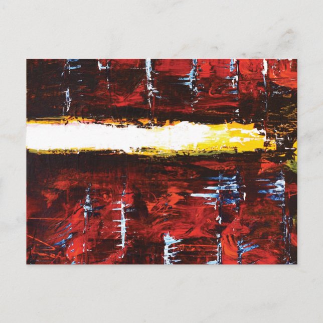 "San Andreas" - Modern Abstract Art Postcard (Front)