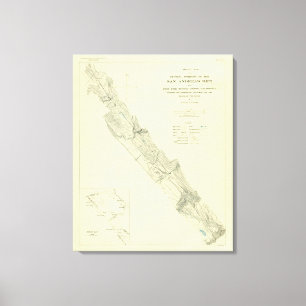 San Andreas Rift near Fort Ross Canvas Print