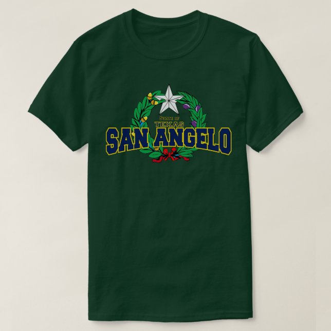 San Angelo Texas State USA T-Shirt (Design Front)
