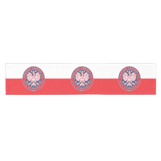 San Antonia Texas Polish American Eagle Short Table Runner