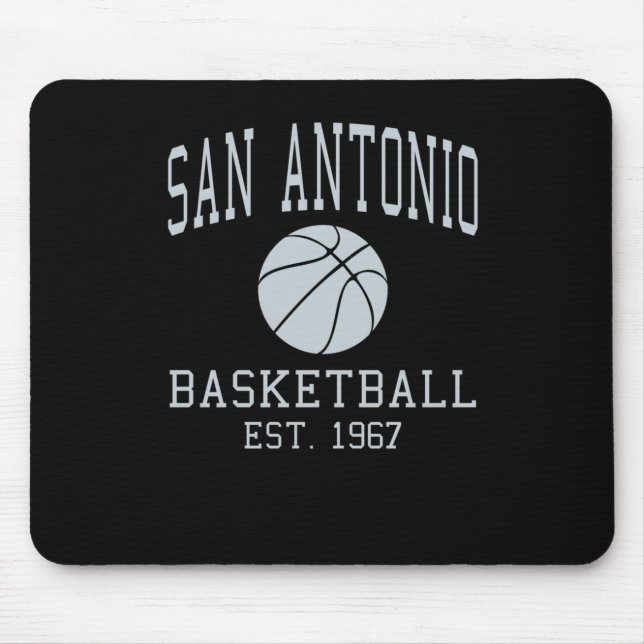 San Antonio Basketball  Mouse Pad (Front)