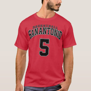 San Antonio Basketball Player Number 6 T-Shirt