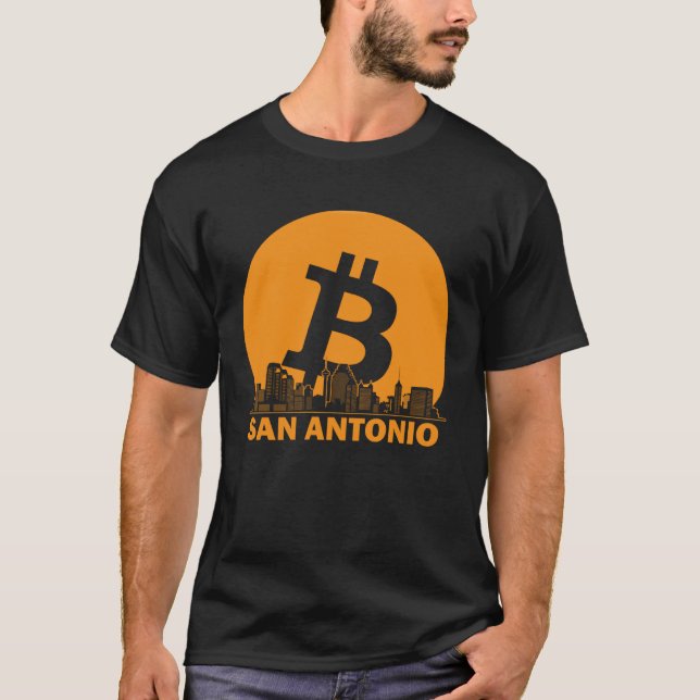 San Antonio Bitcoin Maximalist  Bitcoin San Antoni T-Shirt (Front)
