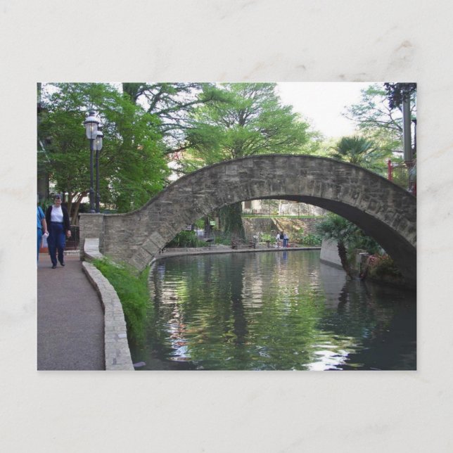 San Antonio Bridges Riverwalk Postcard (Front)