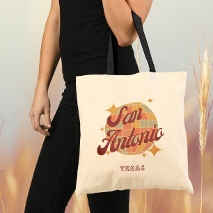San Antonio City Texas Retro Vintage  Tote Bag