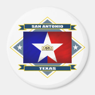 San Antonio Diamond Magnet