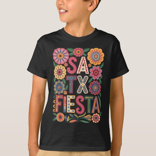 San Antonio Fiesta  T-Shirt (Front)