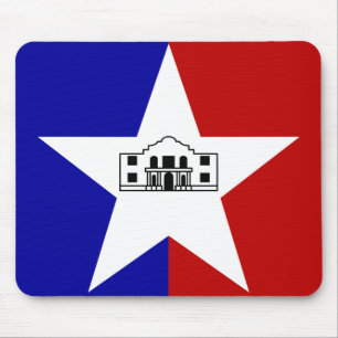 San Antonio Flag Mouse Pad