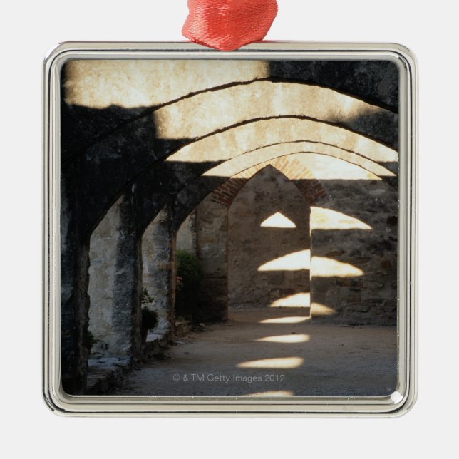 San Antonio Missions Metal Tree Decoration (Front)