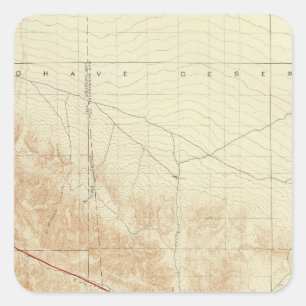 San Antonio quadrangle showing San Andreas Rift Square Sticker