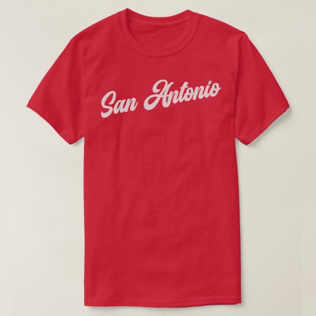 San Antonio Retro San Antonio Spurs T-Shirt (Design Front)