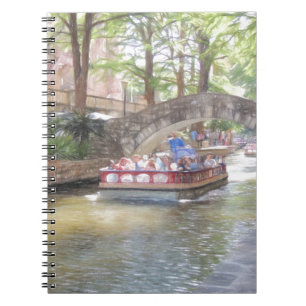 San Antonio River Walk Spiral Notebook