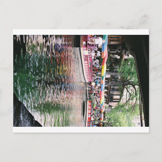 San Antonio Riverwalk Postcard (Front)