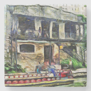 San Antonio Riverwalk Series Stone Coaster