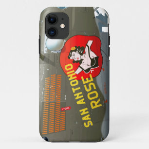 San Antonio Rose B-24 Nose Art (Vintage Fuselage)  Case-Mate iPhone Case
