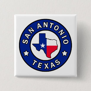 San Antonio Texas 15 Cm Square Badge