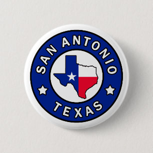 San Antonio Texas 6 Cm Round Badge