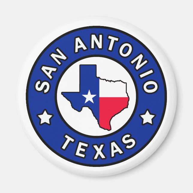 San Antonio Texas Magnet (Front)