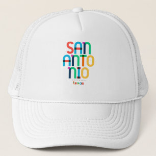 San Antonio Texas Mid Century, Pop Art, Trucker Hat