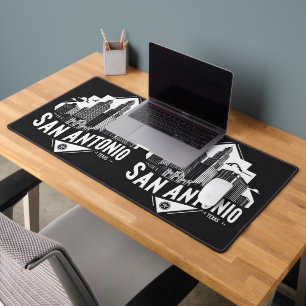 San Antonio Texas skyline Desk Mat