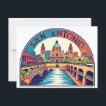 San Antonio Texas skyline Postcard<br><div class="desc">Show off your love for San Antonio with this striking San Antonio Skyline design! Featuring a detailed illustration of the city’s most iconic buildings and architectural landmarks, this black and white cityscape captures the unique spirit of San Antonio, Texas. Perfect for locals, travelers, or anyone who cherishes this vibrant city....</div>