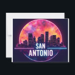 San Antonio Texas skyline Postcard<br><div class="desc">Show off your love for San Antonio with this striking San Antonio Skyline design! Featuring a detailed illustration of the city’s most iconic buildings and architectural landmarks, this black and white cityscape captures the unique spirit of San Antonio, Texas. Perfect for locals, travelers, or anyone who cherishes this vibrant city....</div>