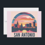 San Antonio Texas skyline Postcard<br><div class="desc">Show off your love for San Antonio with this striking San Antonio Skyline design! Featuring a detailed illustration of the city’s most iconic buildings and architectural landmarks, this black and white cityscape captures the unique spirit of San Antonio, Texas. Perfect for locals, travelers, or anyone who cherishes this vibrant city....</div>