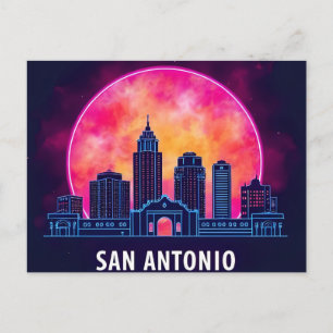 San Antonio Texas skyline Postcard