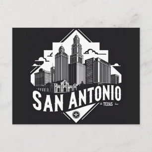 San Antonio Texas skyline Postcard