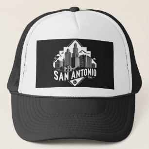 San Antonio Texas skyline Trucker Hat
