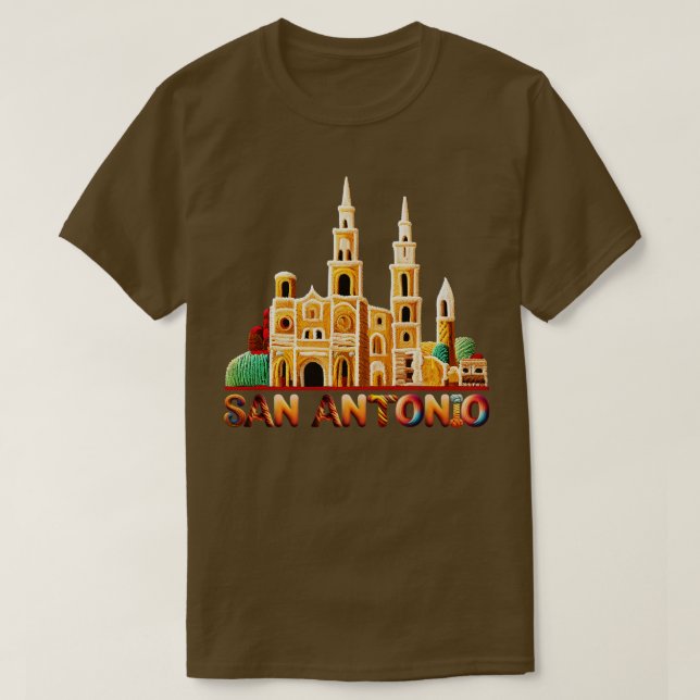 San Antonio Texas T-Shirt (Design Front)